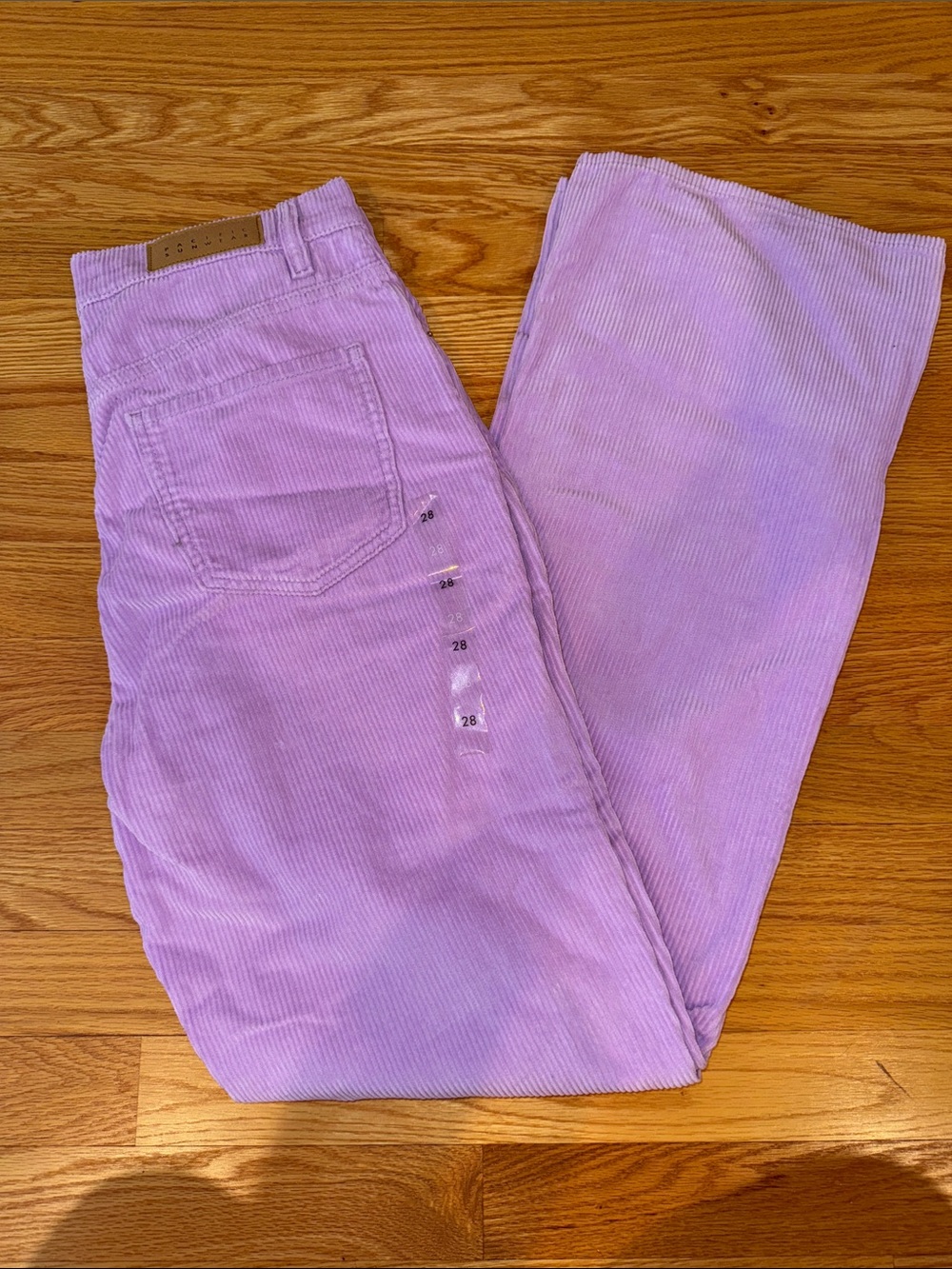 PacSun Lavender Corduroy Wide-Leg Jeans